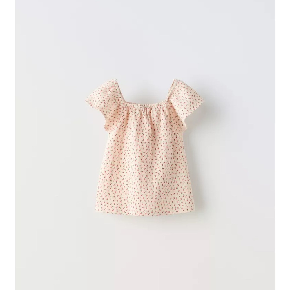 Zara girls floral tank